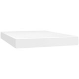  Box spring s madracem LED bijeli 140x190 cm umjetna koža | shoptok.hr