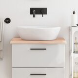  Kupaonska radna ploča 60 x 60 x 2 cm netretirano masivno drvo | shoptok.hr