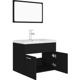 vidaXL set kupaonskog namještaja od iverice crni | shoptok.hr