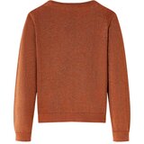  Dječji kardigan pleteni boja konjaka 116 | shoptok.hr