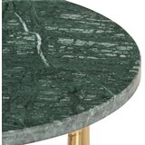 vidaXL Klubska mizica zelena 40x40x40 cm kamen z marmorno teksturo, (20712948) | Shoptok.si