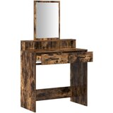  Toaletni stol s ladicama tamni hrast 79x41x140 cm | shoptok.hr