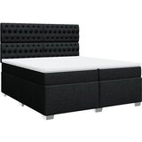  The Living Store Box spring postelja z vzmetnico črn 200x200 cm blago - Box Spring Postelja, (21497004) | Shoptok.si