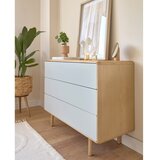 Kave Home Komoda v jesenovem dekorju v sivi in naravni barvi 99x78,5x42 cm Anielle – | Shoptok.si