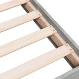 vidaXL Okvir kreveta siva boja betona 140x200 cm od konstruiranog drva | shoptok.hr