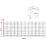  Gabion s žicom debljine 3 5 mm i mrežom 5x5 cm 150x10x50 cm - 10 cm 50 cm 150 cm | shoptok.hr