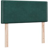 Box Spring krevet s madracem tamnozeleni 80x220 cm baršun | shoptok.hr