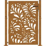  Vrtna vrata 100x125 cm, otporna na vremenske uvjete, valoviti dizajn | shoptok.hr