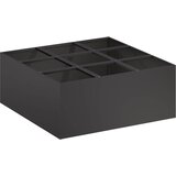  Vrtna saksija Crna 100 x 100 x 50 cm Čelična vrata | shoptok.hr