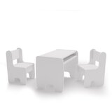 Kobi Furniture Komplet otroške mize in dveh otroških stolov - bela, (21960925) | Shoptok.si
