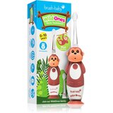 Brush Baby WildOnes WildOne električna zobna ščetka + 2 nadomestni glavi za otroke Monkey 1 kos | Shoptok.si