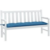 vidaXL Blazina za vrtno klop melanž modra 150x50x7 cm blago Cene
