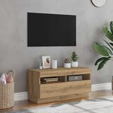 TV ormarić LED boja hrasta artisan 80x35x40cm konstruirano drvo | Eponuda.ba