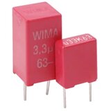 WIMA 1 kom. folijski kondenzator MKT radijalno ožičen 100 V/DC, 63 V/AC 10 % (D x Š x V) 7.2 x 2.5 x 6.5 mm | Eponuda.ba