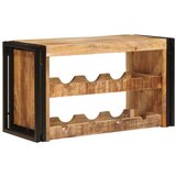  Stalak za vino Smeđa 100 x 45 x 33 cm Čvrsto Grubo Drvo Manga | shoptok.hr