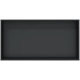  Niša za tuš mat crna 62x32x9 cm nehrđajući čelik | Eponuda.com
