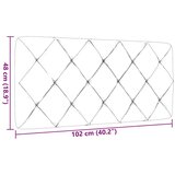  Vzglavna stranica temno rjava 100 cm blago, (21653073) | Shoptok.si