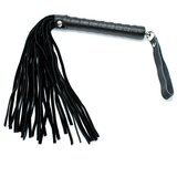 Rimba Leather Whip 35cm Black Cene