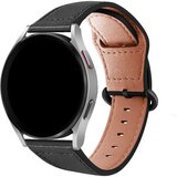 INF Usnjeni pašček za uro - črn - 22 mm, (5000079226) | Shoptok.si