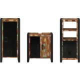 vidaXL Set namještaja za kupaonicu 3 pcs Čvrsto reciklirano drvo | shoptok.hr