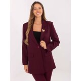 RUE PARIS Blazer-IT-MA-FL8315.85-burgundy | shoptok.hr