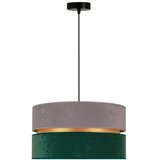  Duolla - Luster na sajli DUO 1xE27/15W/230V prečnik 40 cm siva/zelena/zlatna | Eponuda.com