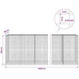  Gabion s žicom debljine 3 5 mm i mrežom 5x5 cm 1050x30x100 cm - 30 cm 100 cm 1050 cm | shoptok.hr