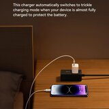 Baseus stenski polnilec (CCGN070401) - GaN - Type-C - hitro polnjenje - 30 W - črn | Shoptok.si