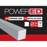 POWERED Nitka za koso Powered (15 m, debelina: 2,4 mm, kvadratna) | Shoptok.si