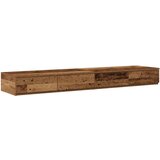  Krevet s prostorom za pohranu Staro drvo Masivno drvo 140 x 190 cm | shoptok.hr