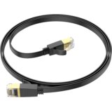 hoco. Omrežni kabel, CAT6, Gigabit Ethernet, ploščat, 1 met., črna - US07 General, 1 met. | Shoptok.si