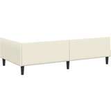 vidaXL Krevetni okvir sa kutnim dizajnom Krema 90 x 190 cm | shoptok.hr