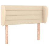 Maison Chic vzglavna omarica - nočna omarica - posteljna omarica z ušesi krem 103x23x78/88 cm blago, (21711884) Cene