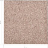  Podne pločice s tepihom 20 kom 5 m² 50 x 50 cm bež | shoptok.hr