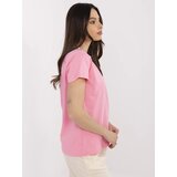 BASIC Feel Good T-shirt-CLM-TS-1640.87-pink | Shoptok.si