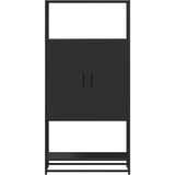 vidaXL Visoka ploča crna 68x35x139 cm Konstruirano drvo i metal | shoptok.hr