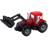 Traktor za igru sa utovarivačem i poljoprivrednom balirkom - crveno/zeleni | Shoptok.si
