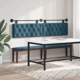  Držeće uzglavlje Zidne Plava 210 x 55 x 7 cm Baršun - Plava 200 cm bez LED | shoptok.hr