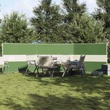 vidaXL Vjetrobran za kampiranje zeleni 490x123 cm vodootporni | shoptok.hr