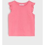 Sinsay Pamučne majice bez rukava s ukrasnim volanima 2 pack | shoptok.hr