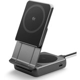 Spigen EF302MOQ MAGNETNI POLNILEC ZA MAGSAFE 25W QI 2.2 ZA 2 NAPRAVI, (5000336760) Cene