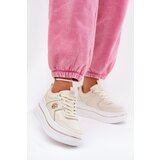 Boto Women's Sports Shoes On Platform Beige Caldeno Cijene