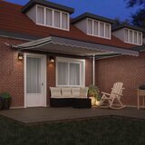  Tkanina za tende Svijetlo siva 400 × 350 cm Poliester | shoptok.hr