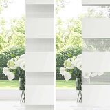 vidaXL Zebra senčilo bela 105x230 cm tkanina širina 100,9cm poliester | Shoptok.si