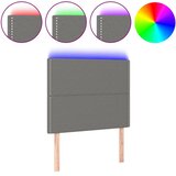  LED uzglavlje tamnosivo 90x5x118/128 cm od tkanine | shoptok.hr