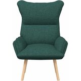  Fotelja Tamnozelena 69 x 74 x 93 cm Tkanina i šperploča | shoptok.hr