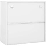 vidaXL uredski ormarić s kliznim vratima bijeli 90x40x90 cm čelični | shoptok.hr