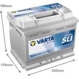 Akumulator VARTA Dynamic SLI 12V 60Ah 540A (D24) | Eponuda.ba
