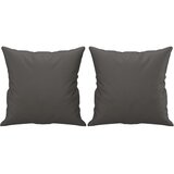  Ukrasni jastuci 2 kom sivi 40 x 40 cm od umjetne kože | shoptok.hr