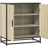  Komoda boja hrasta 68x35x76 cm konstruirano drvo i metal | shoptok.hr